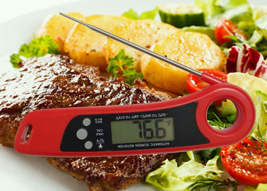 Digital BBQ Meat Thermometer With Auto Rotation Display For Kitchen Cooking