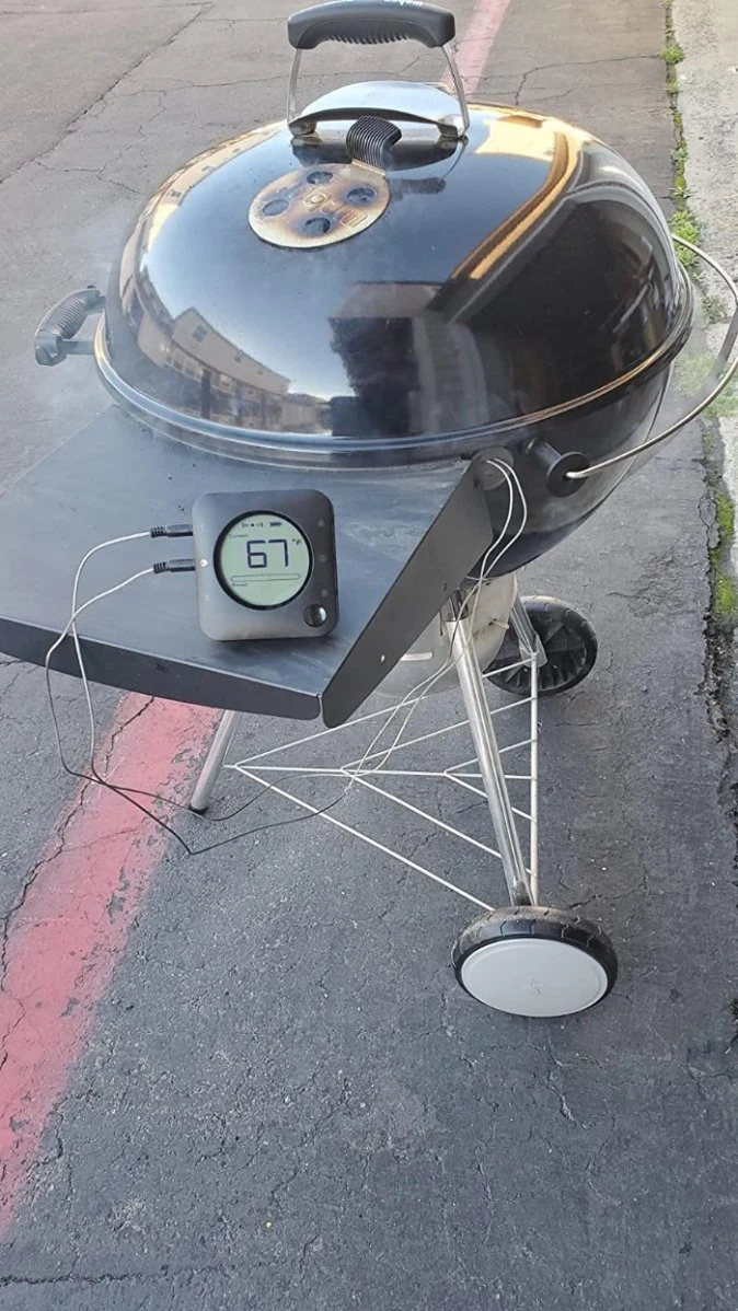 6 Fleisch-Sonden-drahtloser Fleisch-Thermometer, der Nahrungsmittelfleisch-Thermometer-Radioapparat für Raucher GRILL Grill-Thermometer kocht